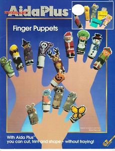 Zweigart AidaPlus boekje no 4750 Finger Puppets OP=OP - Klik op de afbeelding om het venster te sluiten